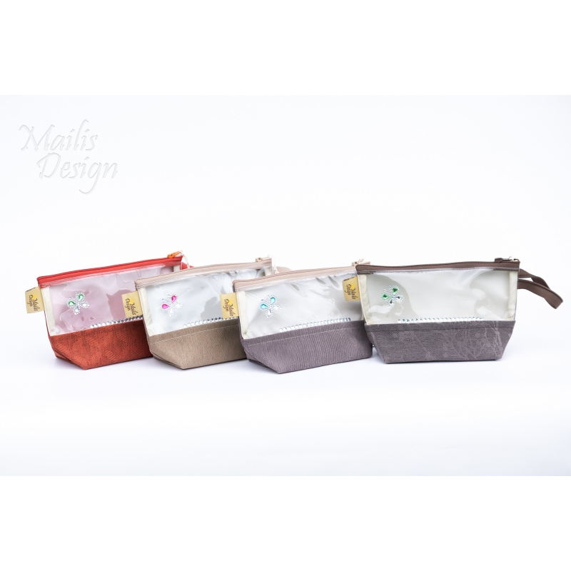 Small clear on sale zipper pouch